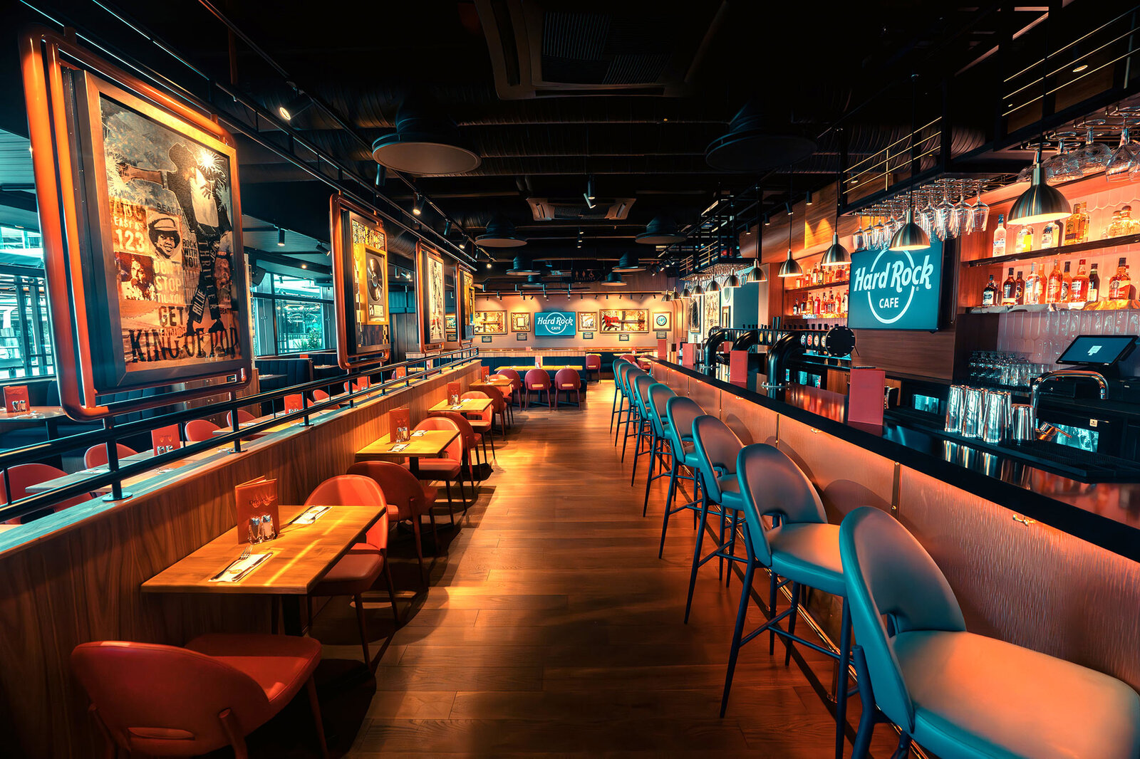 Interior of the Oslo Cafe