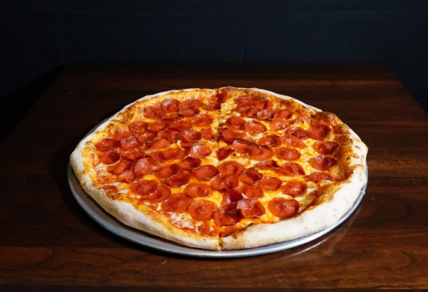 Pepperoni Whole Pizza Pie at Poker Snack Bar