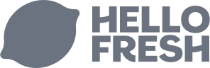 Gray HelloFresh logo