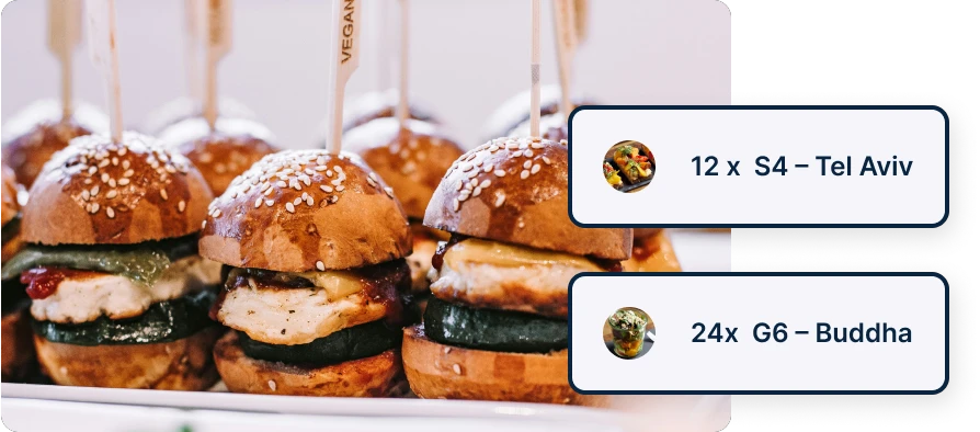 Image of small burger buns on a plate