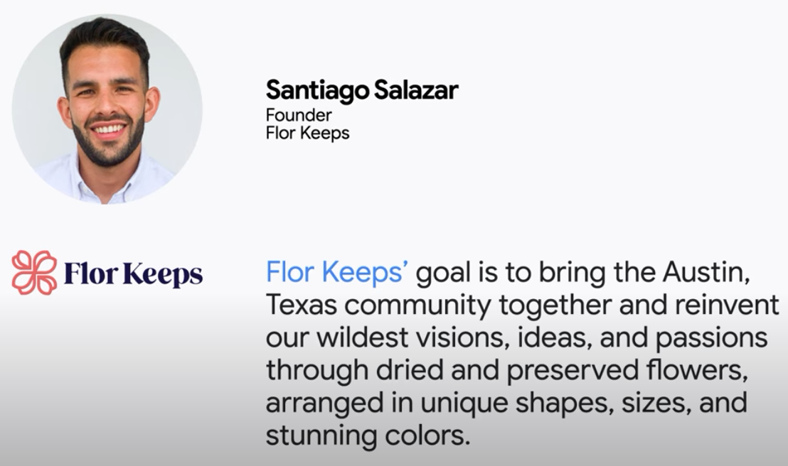 Santiago Salazar from Flor Keeps