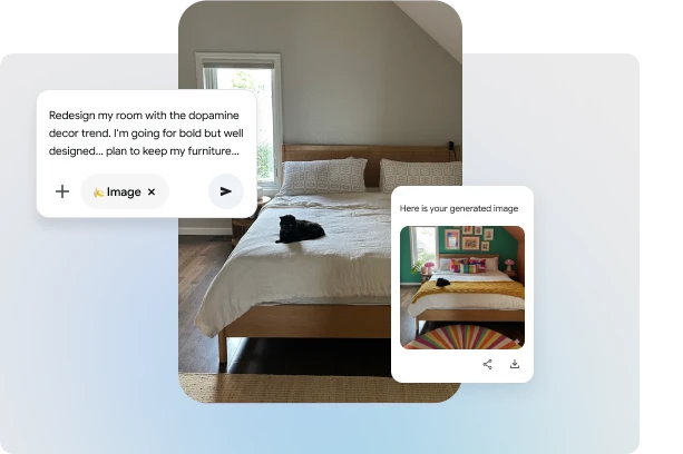 Redesigning room with dopamine theme