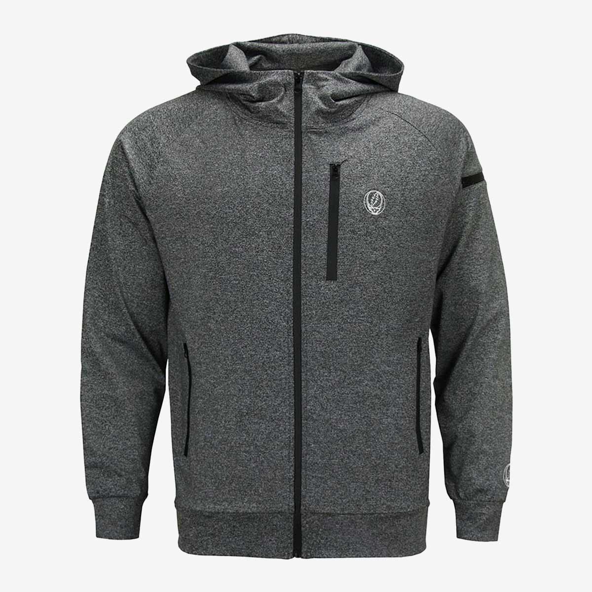 Grateful Dead Stealie Performance Hoodie in Charcoal image number 1