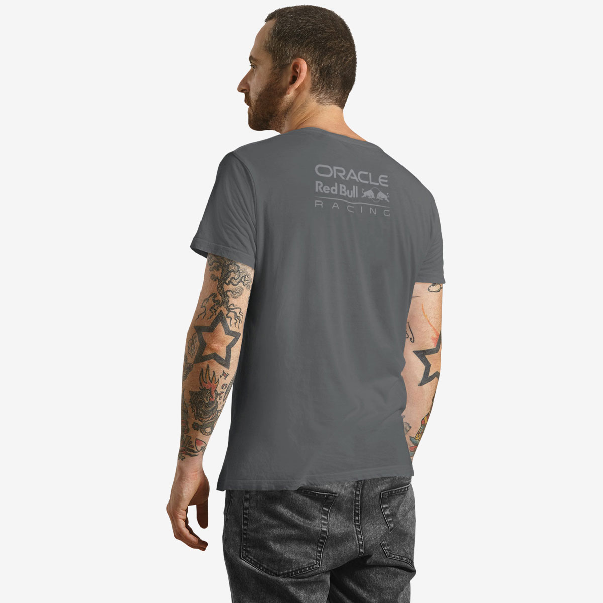 Oracle Red Bull Racing Performance Tee in Grey image number 3