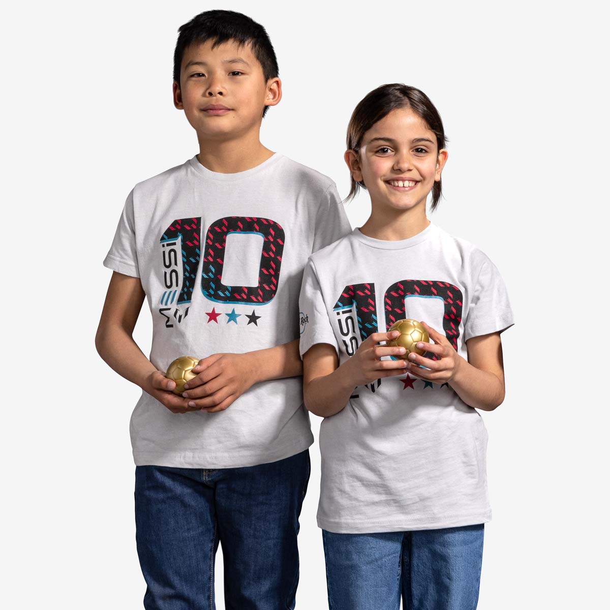 Youth Fit Messi x Hard Rock 10 Tee in Silver image number 7