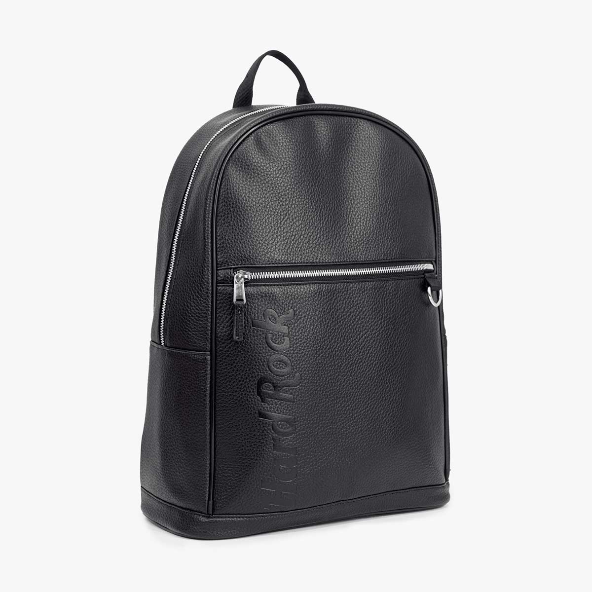 Black Pebbled Backpack image number 1