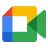 The Google Meet logo, a multicolored video camera icon.