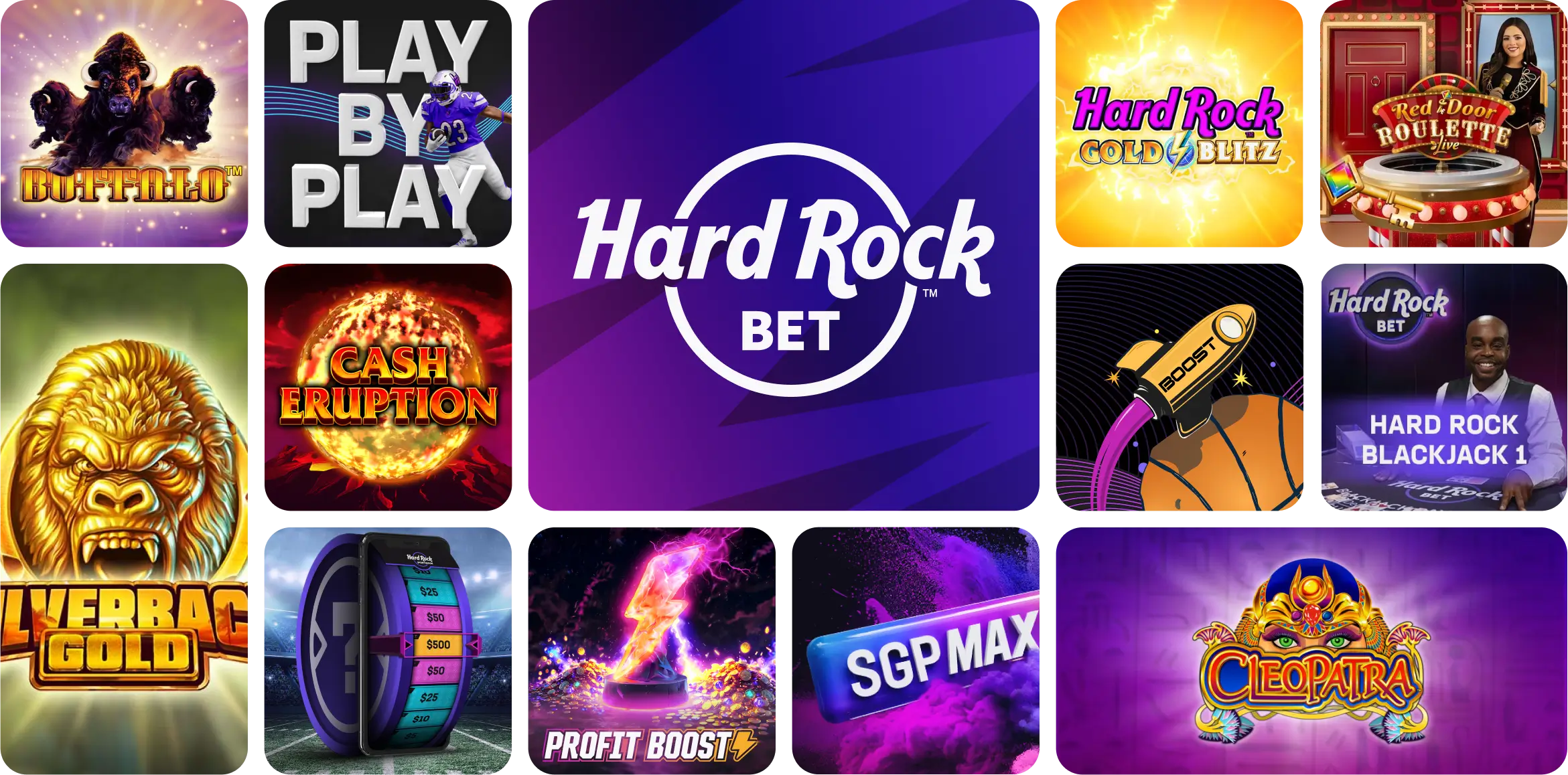 Hard Rock Bet and Casino Games